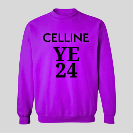 Celine Sweatshirt Purple