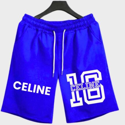 Celine Shorts 16 Blue Logo Hot